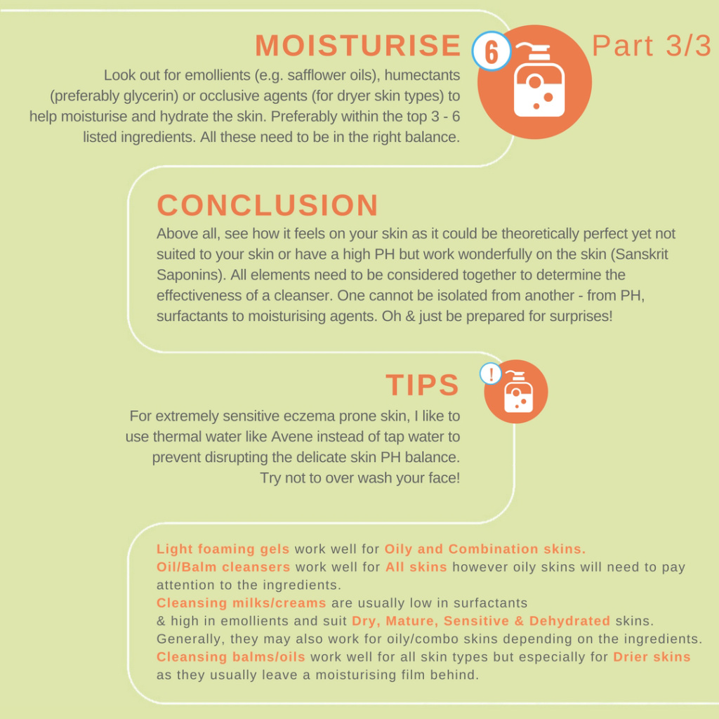what makes a good cleanser 2 surfactants gentle harsh ph