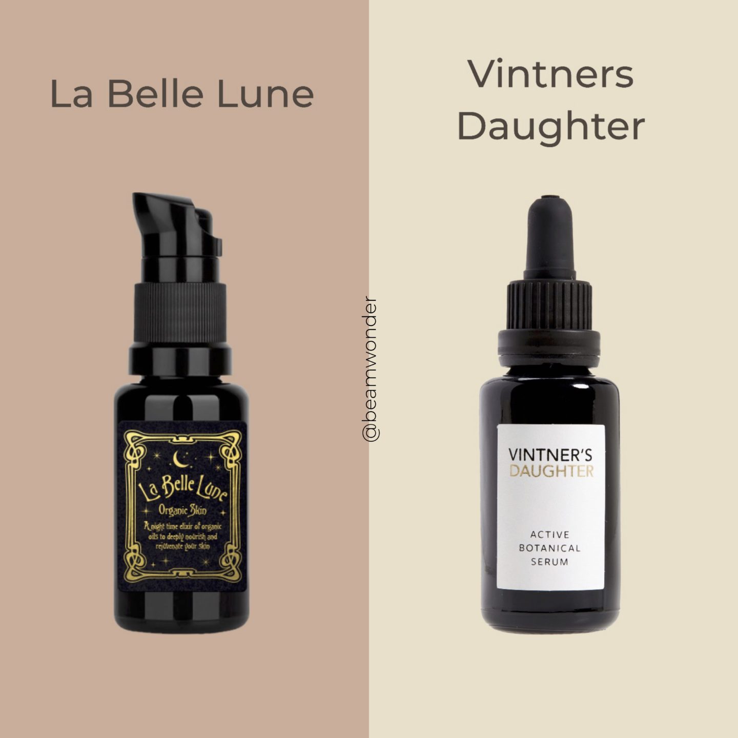 Some of you will know that when visiting the @contentbeauty last year I was super curious about @la_bellelune after seeing it on the shelf together with the uber luxe @vintnersdaughter . Being the “Curious George” that I am I really wanted to see how they would both compare against each other. 