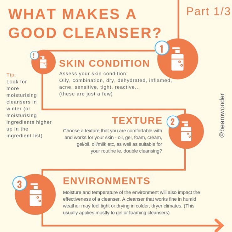 WHAT MAKES A GOOD CLEANSER?