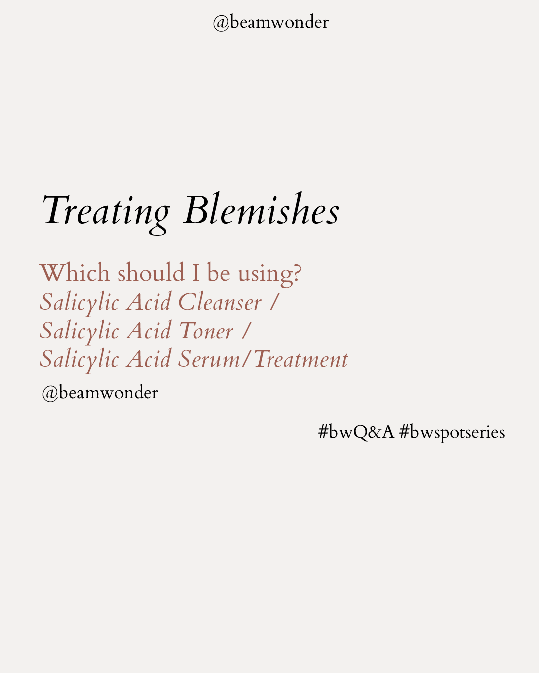 Treating Blemishes: BHA Cleanser vs Treatment