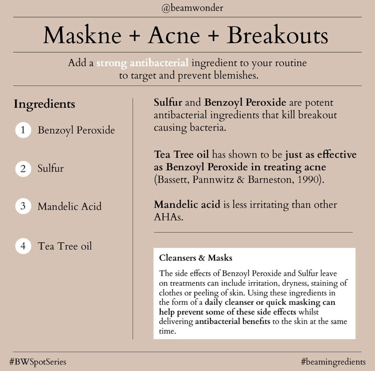 Beauty routine for breakouts