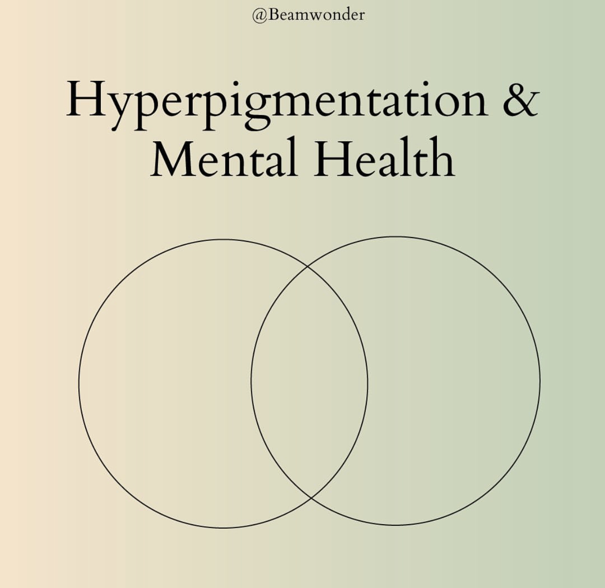 Hyperpigmentation & mental health